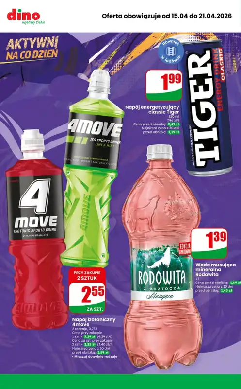 Dino - gazetka promocyjna Najlepsze promocje! od środy 15.04 do wtorku 21.04 - strona 4