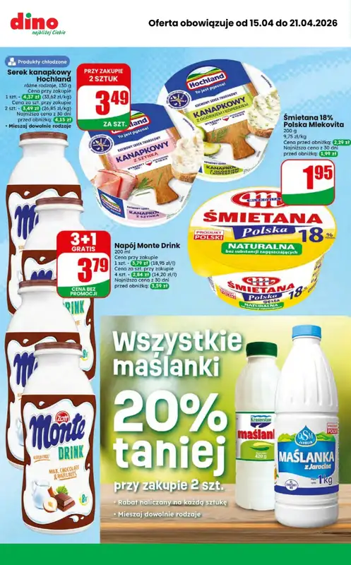 Dino - gazetka promocyjna Najlepsze promocje! od środy 15.04 do wtorku 21.04 - strona 9