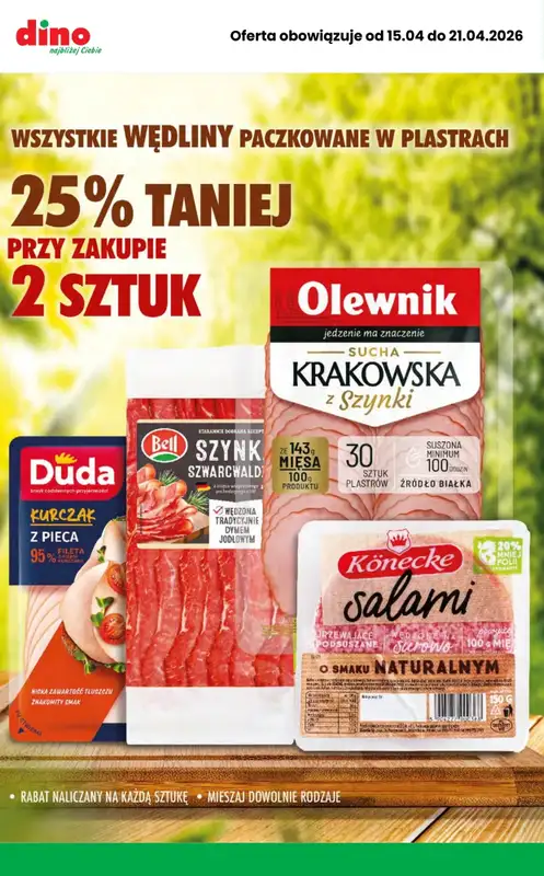 Dino - gazetka promocyjna Najlepsze promocje! od środy 15.04 do wtorku 21.04 - strona 6