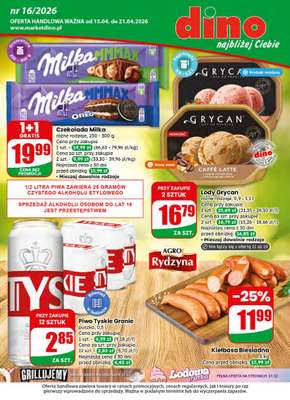 Dino - gazetka promocyjna Gazetka 16 / 2026 od środy 15.04 do wtorku 21.04