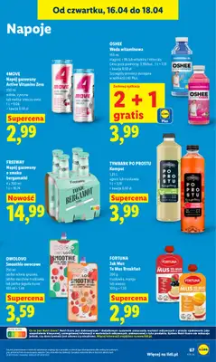 Lidl - gazetka promocyjna Oferta od czwartku od czwartku 16.04 do soboty 18.04 - strona 67