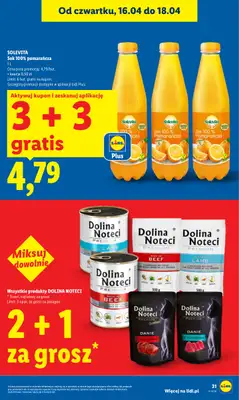Lidl - gazetka promocyjna Oferta od czwartku od czwartku 16.04 do soboty 18.04 - strona 31