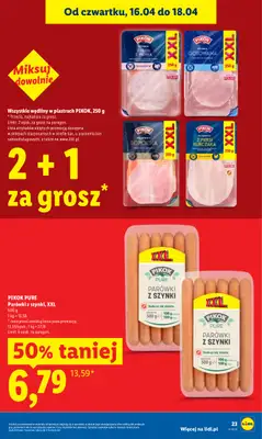 Lidl - gazetka promocyjna Oferta od czwartku od czwartku 16.04 do soboty 18.04 - strona 23