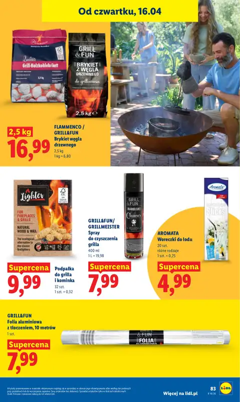Lidl - gazetka promocyjna Oferta od czwartku od czwartku 16.04 do soboty 18.04 - strona 83