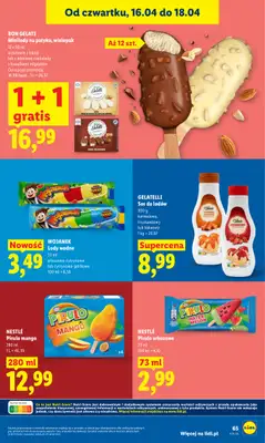 Lidl - gazetka promocyjna Oferta od czwartku od czwartku 16.04 do soboty 18.04 - strona 65