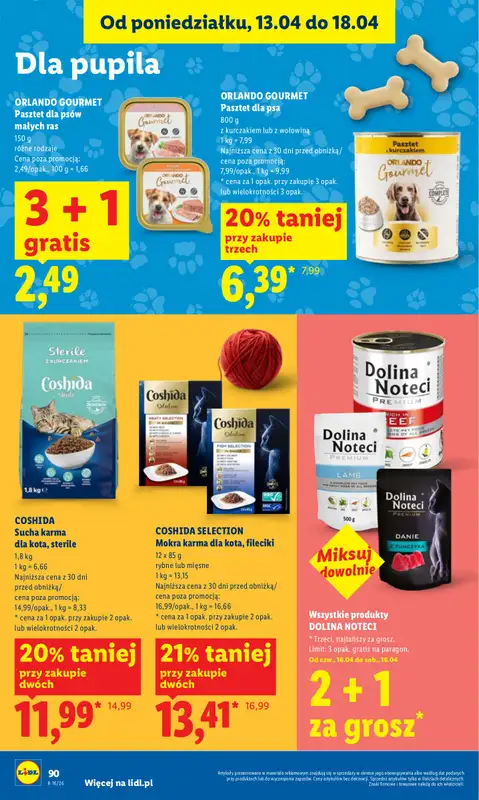 Lidl - gazetka promocyjna Oferta od czwartku od czwartku 16.04 do soboty 18.04 - strona 90