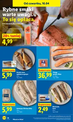 Lidl - gazetka promocyjna Oferta od czwartku od czwartku 16.04 do soboty 18.04 - strona 58
