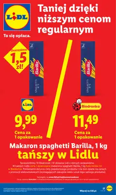Lidl - gazetka promocyjna Oferta od czwartku od czwartku 16.04 do soboty 18.04 - strona 17