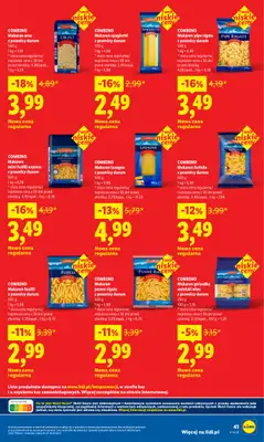 Lidl - gazetka promocyjna Oferta od czwartku od czwartku 16.04 do soboty 18.04 - strona 41