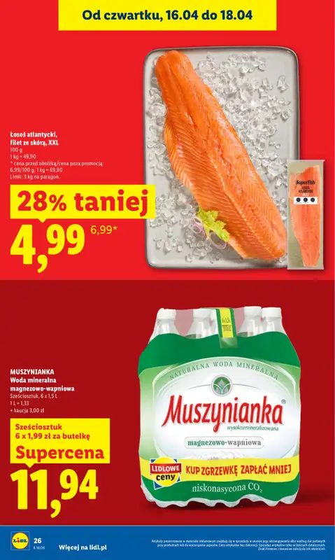 Lidl - gazetka promocyjna Oferta od czwartku od czwartku 16.04 do soboty 18.04 - strona 26