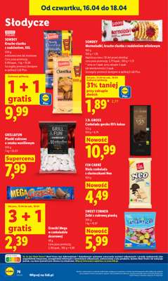 Lidl - gazetka promocyjna Oferta od czwartku od czwartku 16.04 do soboty 18.04 - strona 76