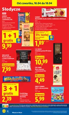Lidl - gazetka promocyjna Oferta od czwartku od czwartku 16.04 do soboty 18.04 - strona 76