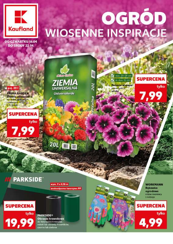 Kaufland - gazetka promocyjna Oferta Kaufland - Ogród od czwartku 16.04 do środy 22.04