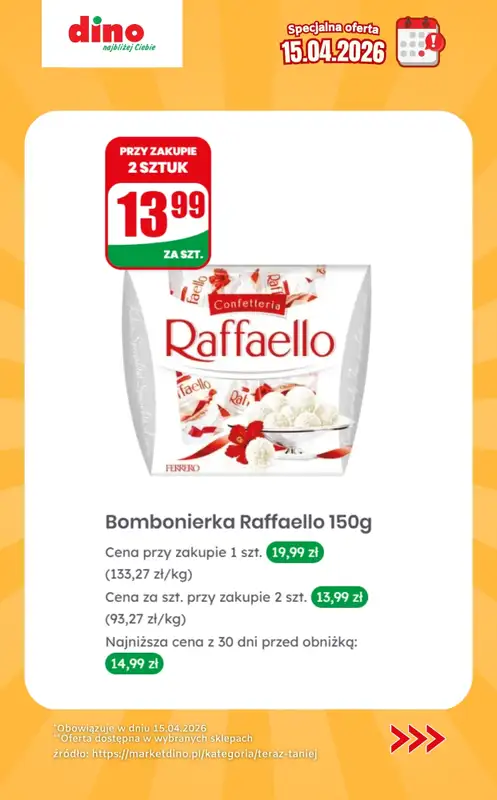 Dino - gazetka promocyjna Specjalna oferta na 15.04.2026 - promocje spoza gazetki od środy 15.04 do środy 15.04 - strona 6