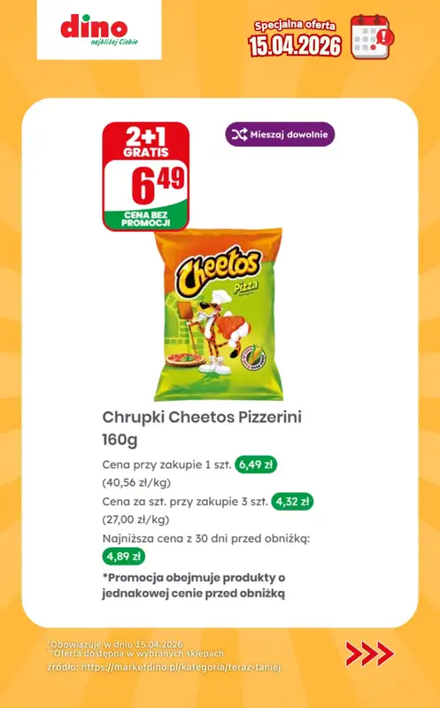 Dino - gazetka promocyjna Specjalna oferta na 15.04.2026 - promocje spoza gazetki od środy 15.04 do środy 15.04 - strona 8