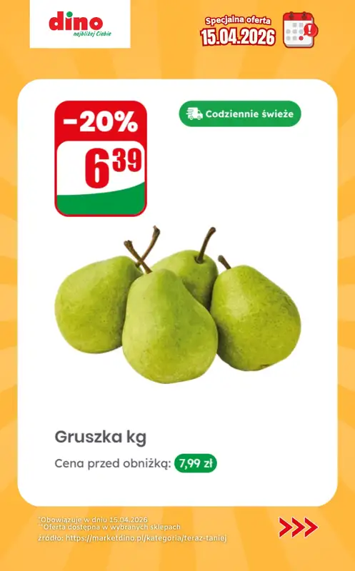 Dino - gazetka promocyjna Specjalna oferta na 15.04.2026 - promocje spoza gazetki od środy 15.04 do środy 15.04 - strona 2