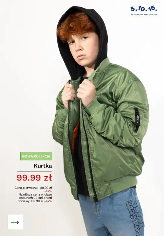 5.10.15 - gazetka promocyjna Sezonowa wyprzedaż do -50% od środy 15.04  - strona 4