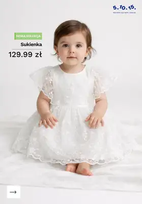 5.10.15 - gazetka promocyjna Komunie i chrzty - odzież dziecięca od środy 15.04  - strona 5