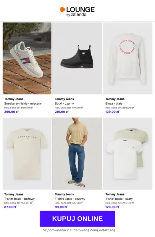 Lounge by Zalando - gazetka promocyjna Specjalne okazje: Tommy Jeans od środy 15.04 do soboty 18.04 - strona 7