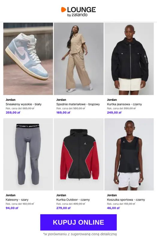 Lounge by Zalando - gazetka promocyjna Specjalne okazje: Jordan od środy 15.04 do niedzieli 19.04 - strona 8