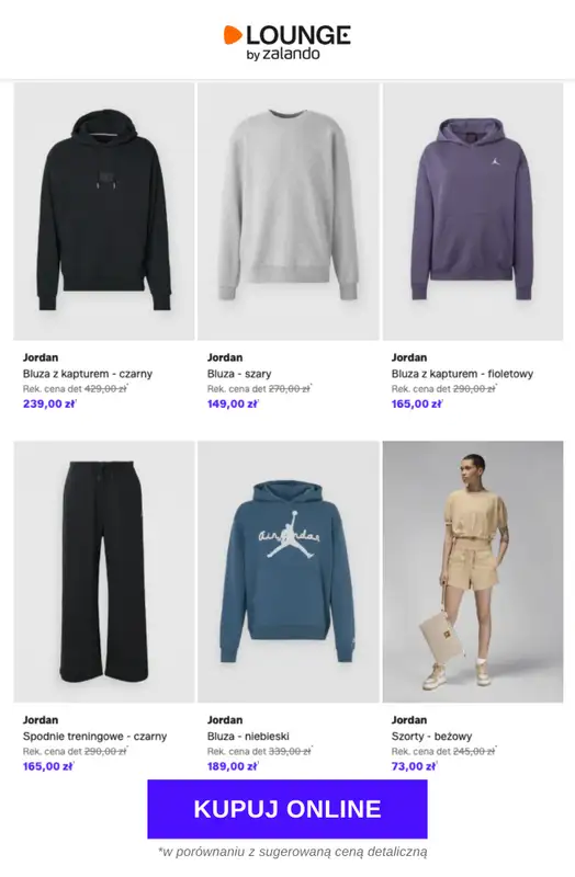 Lounge by Zalando - gazetka promocyjna Specjalne okazje: Jordan od środy 15.04 do niedzieli 19.04 - strona 3