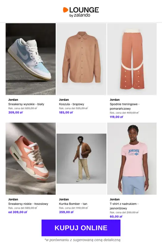 Lounge by Zalando - gazetka promocyjna Specjalne okazje: Jordan od środy 15.04 do niedzieli 19.04 - strona 10