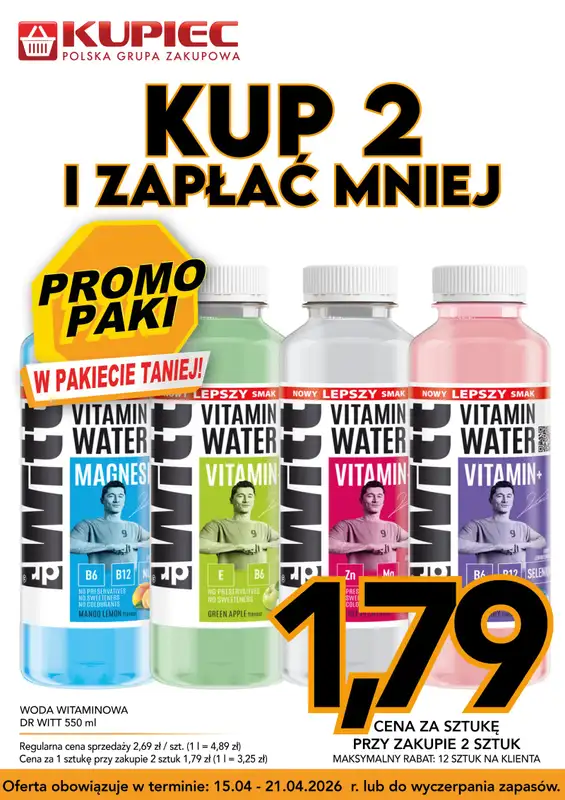 Kupiec - gazetka promocyjna Promopaki od środy 15.04 do wtorku 21.04 - strona 3