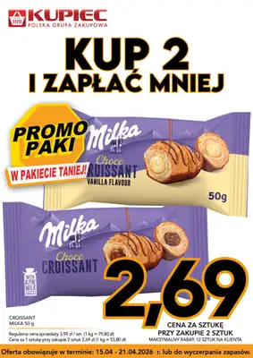 Kupiec - gazetka promocyjna Promopaki od środy 15.04 do wtorku 21.04 - strona 2