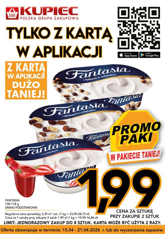 Kupiec - gazetka promocyjna Promopaki od środy 15.04 do wtorku 21.04 - strona 6