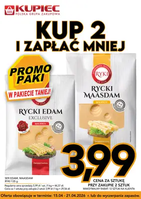 Kupiec - gazetka promocyjna Promopaki od środy 15.04 do wtorku 21.04 - strona 5