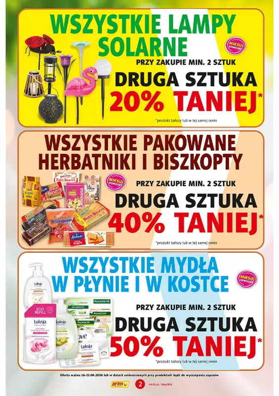 Prim Market - gazetka promocyjna Gazetka od czwartku 16.04 do środy 22.04 - strona 2