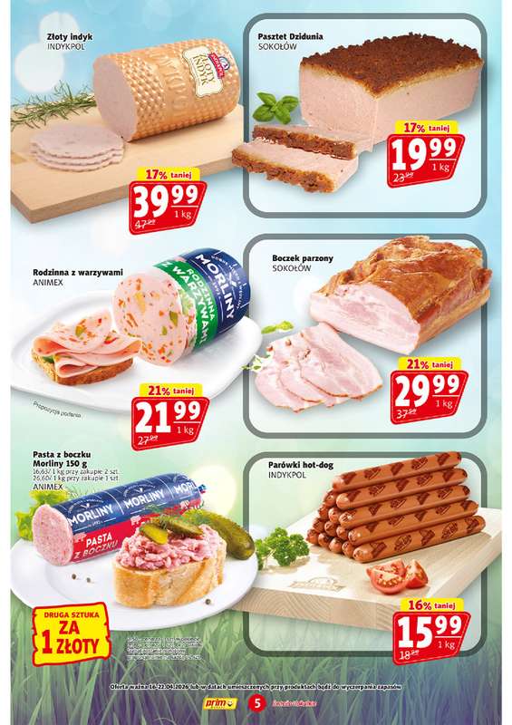 Prim Market - gazetka promocyjna Gazetka od czwartku 16.04 do środy 22.04 - strona 5