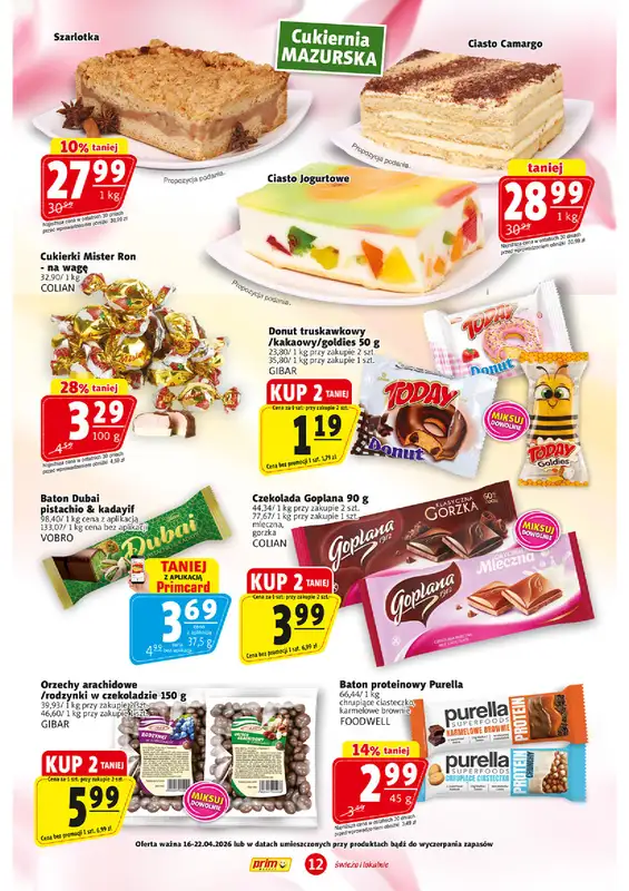 Prim Market - gazetka promocyjna Gazetka od czwartku 16.04 do środy 22.04 - strona 12