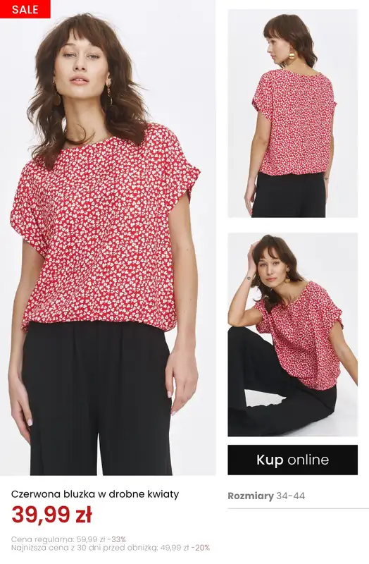 Top Secret - gazetka promocyjna Hity wyprzedaży od środy 15.04 do wtorku 28.04 - strona 12