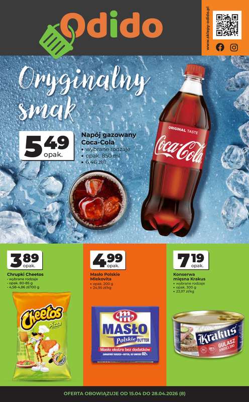 Odido - gazetka promocyjna Gazetka od środy 15.04 do wtorku 28.04