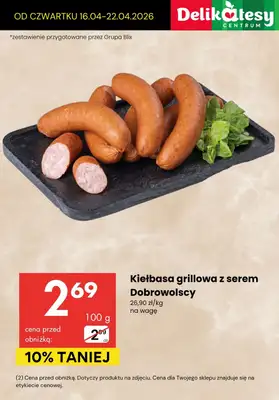Delikatesy Centrum - gazetka promocyjna Czas na GRILLA! Sprawdź promocje od czwartku 16.04 do środy 22.04 - strona 3
