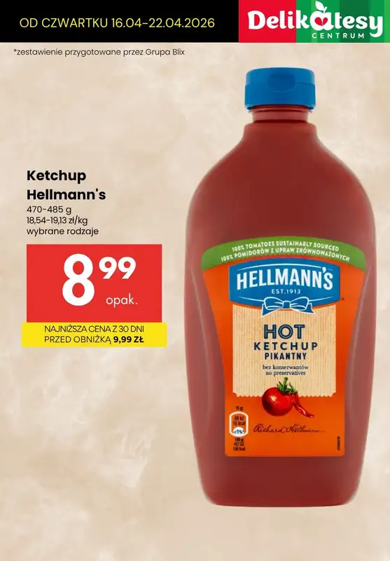 Delikatesy Centrum - gazetka promocyjna Czas na GRILLA! Sprawdź promocje od czwartku 16.04 do środy 22.04 - strona 9