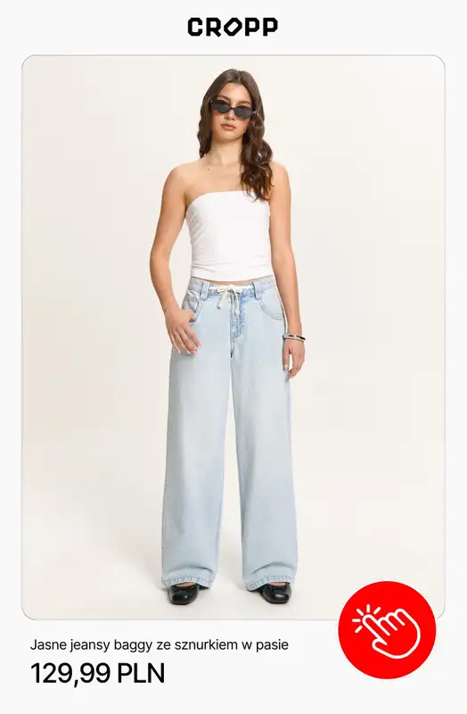 Cropp - gazetka promocyjna HOT DROP dla niej od środy 15.04  - strona 8