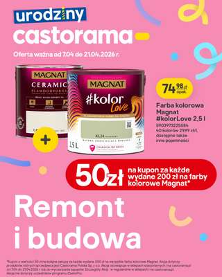Castorama - gazetka promocyjna Remont i budowa od wtorku 07.04 do wtorku 21.04