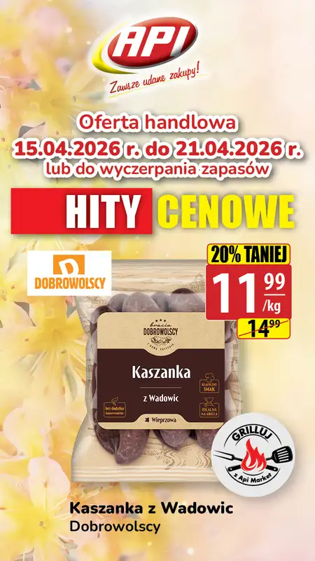 API Market - gazetka promocyjna Plakaty promocyjne od środy 15.04 do wtorku 21.04 - strona 3