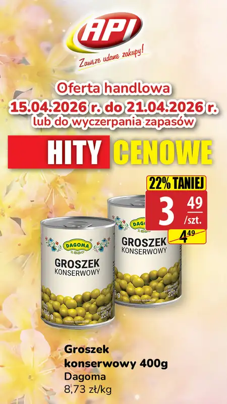 API Market - gazetka promocyjna Plakaty promocyjne od środy 15.04 do wtorku 21.04 - strona 9