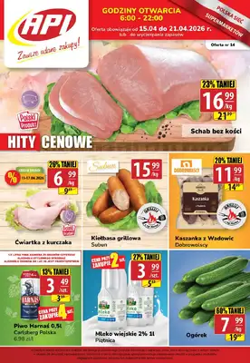 API Market - gazetka promocyjna Gazetka od środy 15.04 do wtorku 21.04