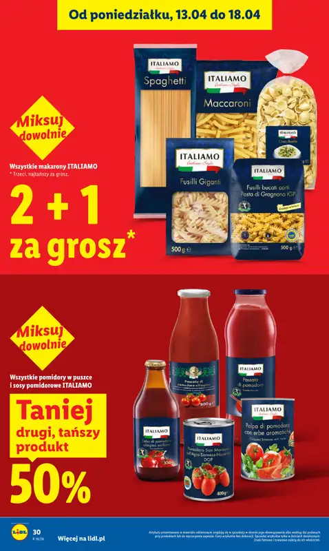 Lidl - gazetka promocyjna Oferta od czwartku od czwartku 16.04 do soboty 18.04 - strona 30