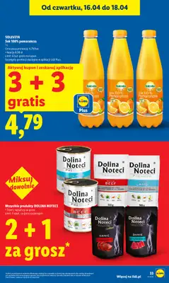 Lidl - gazetka promocyjna Oferta od czwartku od czwartku 16.04 do soboty 18.04 - strona 33