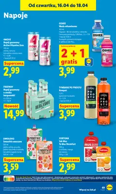 Lidl - gazetka promocyjna Oferta od czwartku od czwartku 16.04 do soboty 18.04 - strona 71