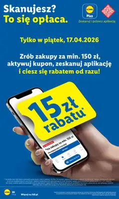 Lidl - gazetka promocyjna Oferta od czwartku od czwartku 16.04 do soboty 18.04 - strona 20