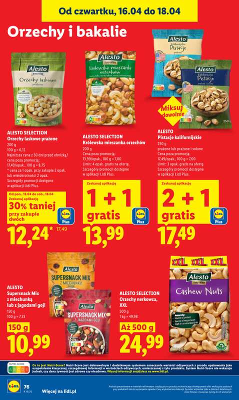 Lidl - gazetka promocyjna Oferta od czwartku od czwartku 16.04 do soboty 18.04 - strona 80