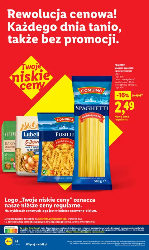 Lidl - gazetka promocyjna Oferta od czwartku od czwartku 16.04 do soboty 18.04 - strona 44