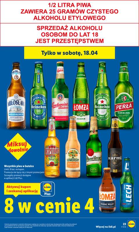 Lidl - gazetka promocyjna Oferta od czwartku od czwartku 16.04 do soboty 18.04 - strona 23