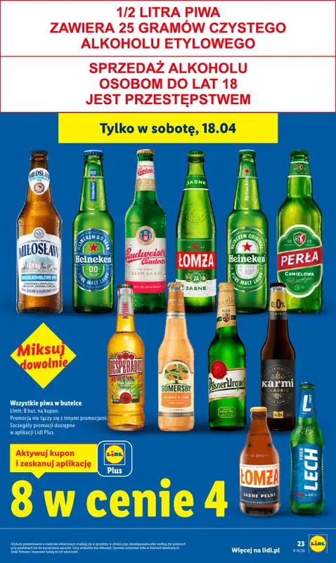 Lidl - gazetka promocyjna Oferta od czwartku od czwartku 16.04 do soboty 18.04 - strona 23